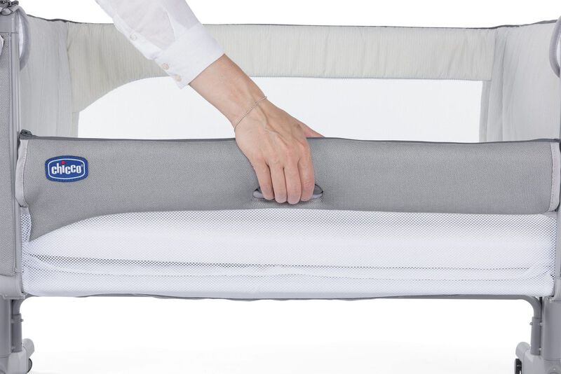Next2me Magic Co-Sleeping Crib (Cool Grey) image number null